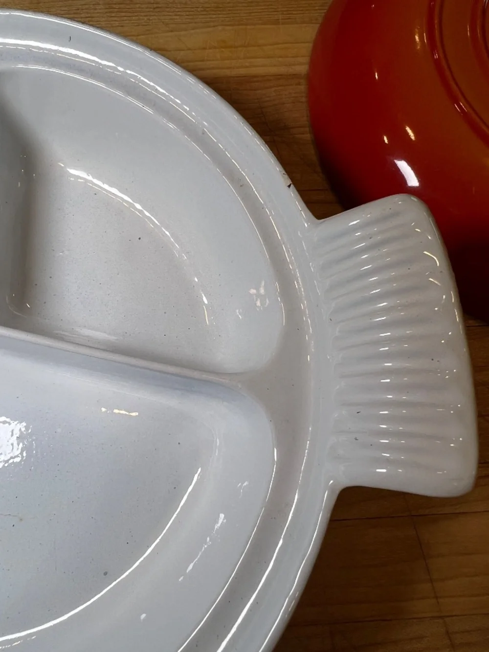 Descoware 3 divided baking dish